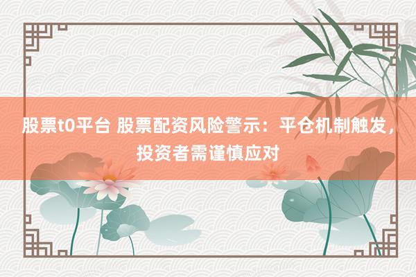 股票t0平台 股票配资风险警示：平仓机制触发，投资者需谨慎应对